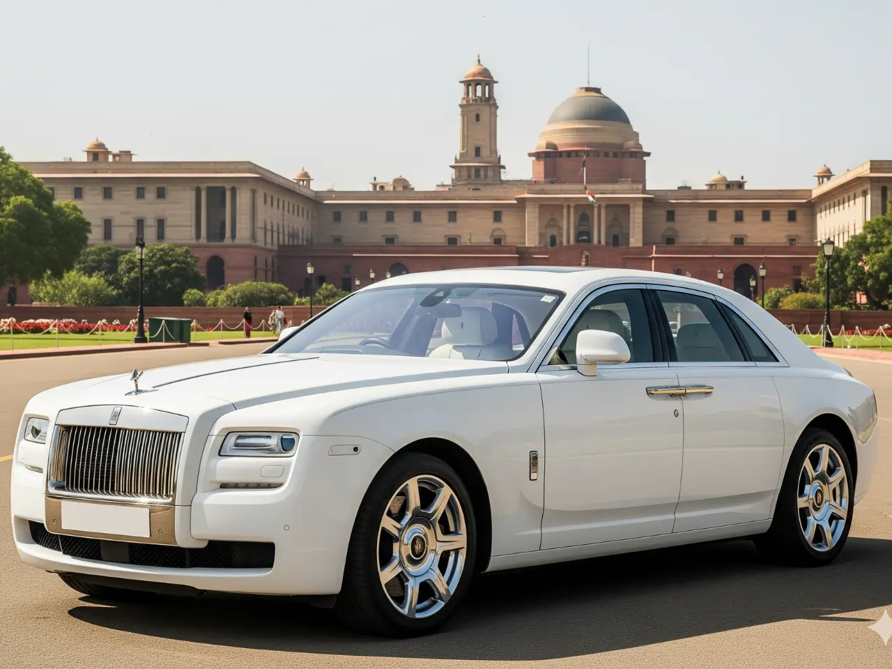 Rolls Royce wedding car
