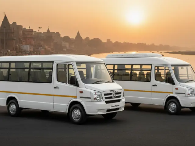 tempo traveller on rent near me