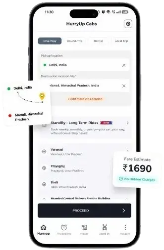 HurryUp app preview