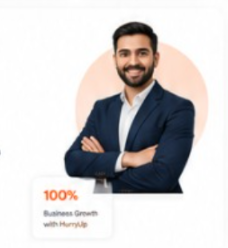 100% business growth with HurryUp