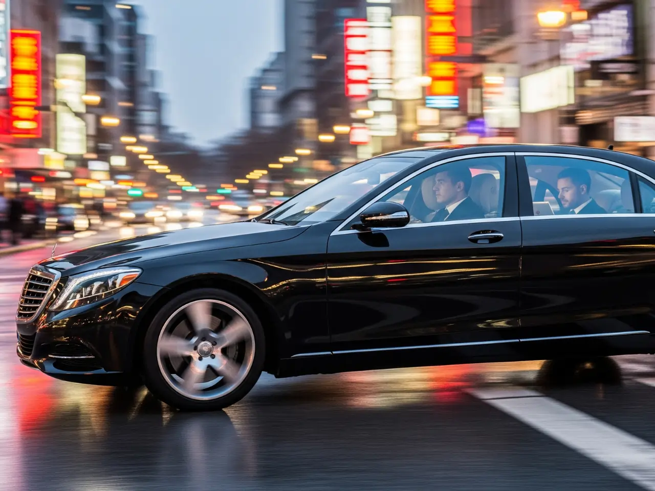 chauffeur driven luxury cars for hire image