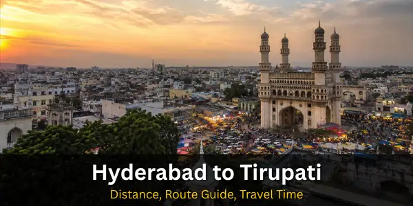 hyderabad to tirupati road map
