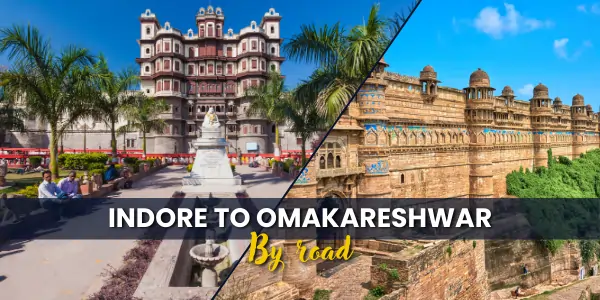 distance between indore and omkareshwar
