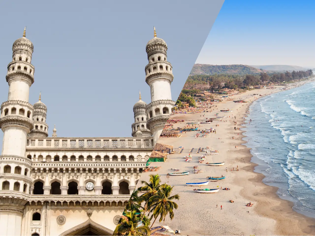 Hyderabad to Goa image