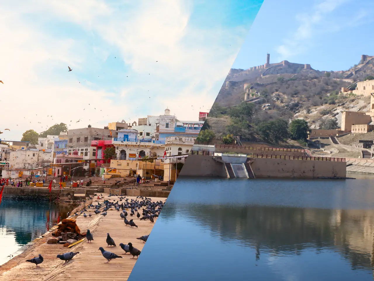 Pushkar to Sanganer image